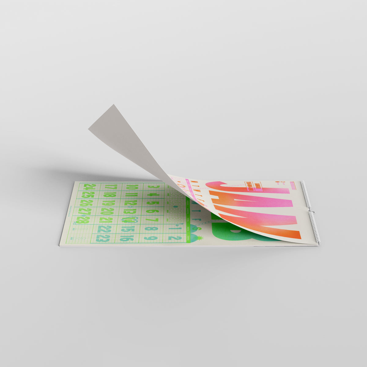 A3 Wall Hanger - 2025 Risograph Calendar (Final Few)