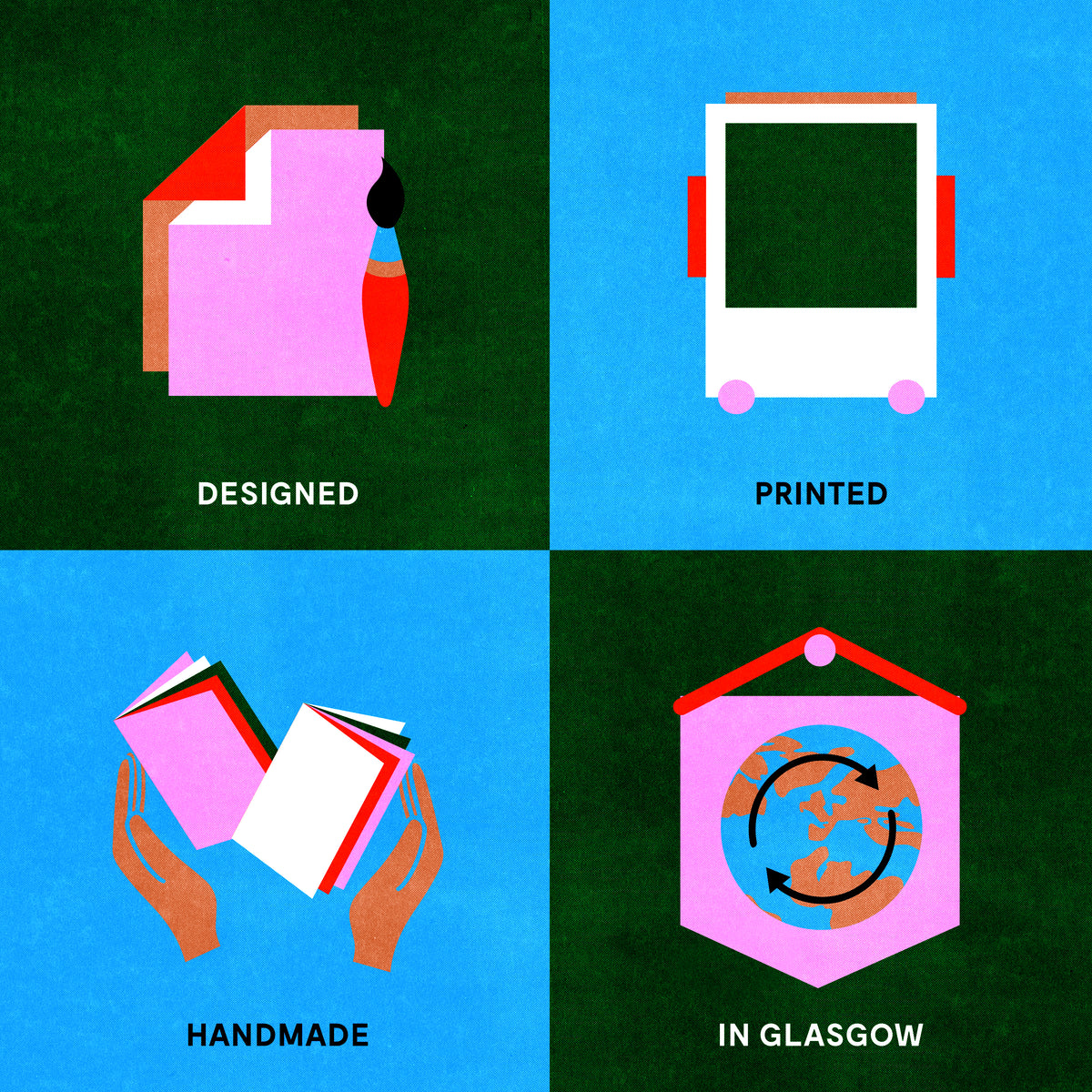 Shop our unique stationery collections, sign up for a print subscription, or learn how to get your own art produced on one of the greenest printers around!