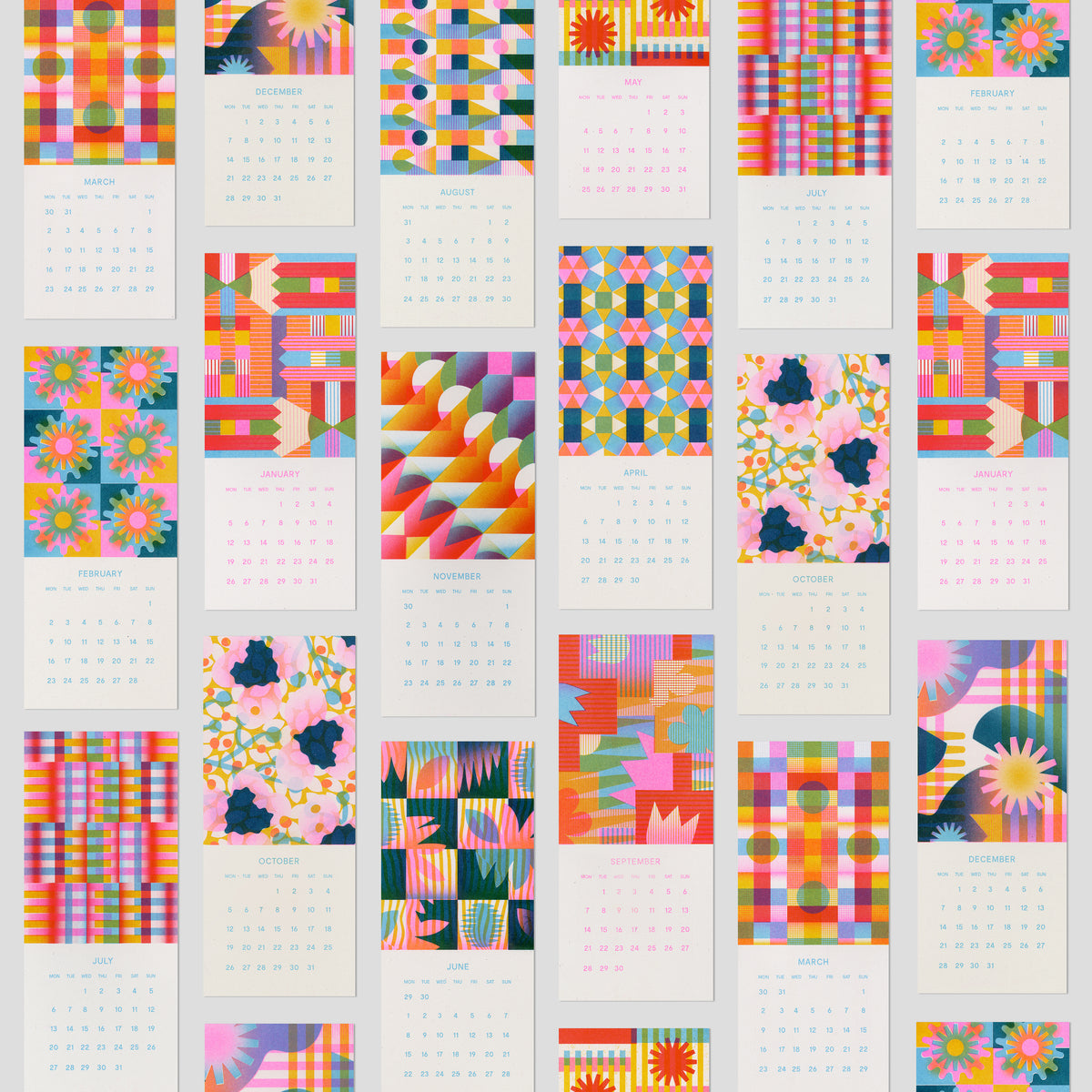The Mini (+ MultiBuy) - 2026 Risograph Calendar