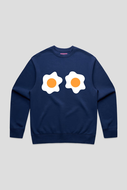 Eggs - Cobalt Heavyweight Sweatshirt