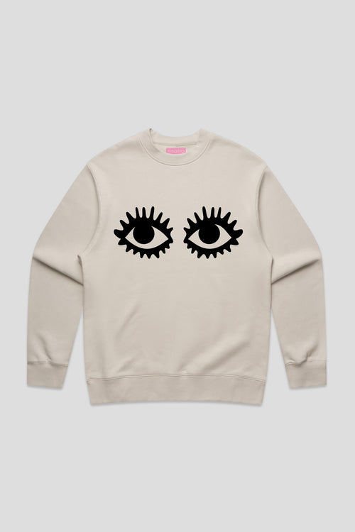 Eyelash - Ivory Heavyweight Sweatshirt