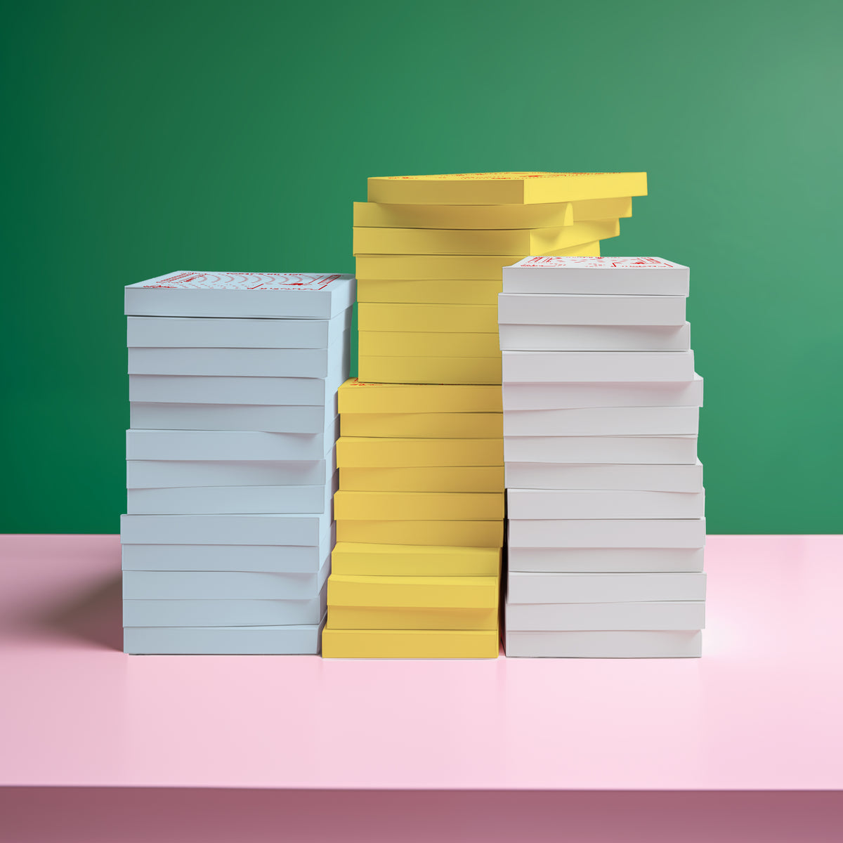 HIT LIST Double Decker: Yellow - To Do List Notepad