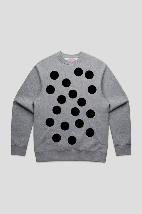 Polka - Heather Grey Heavyweight Sweatshirt