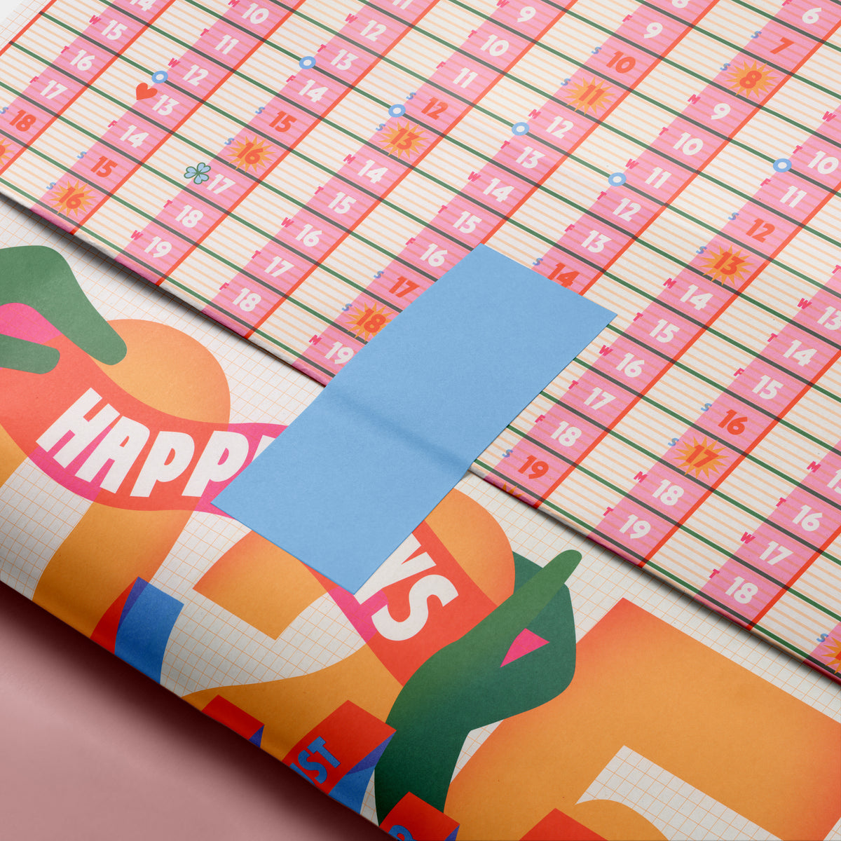 Deluxe Wrapping Paper - Upcycled Wall Planners