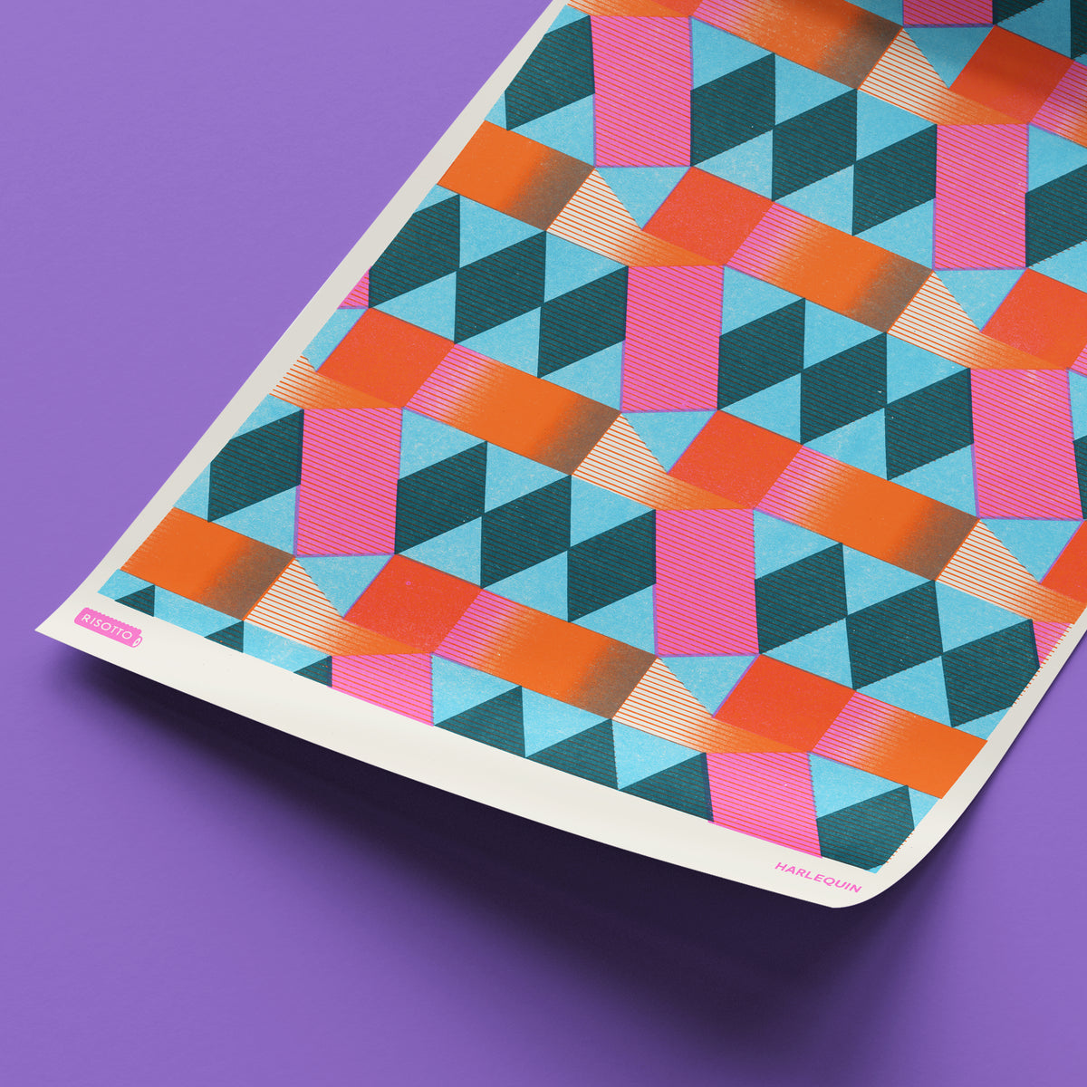 HARLEQUIN - A4 Print: Framed | Unframed