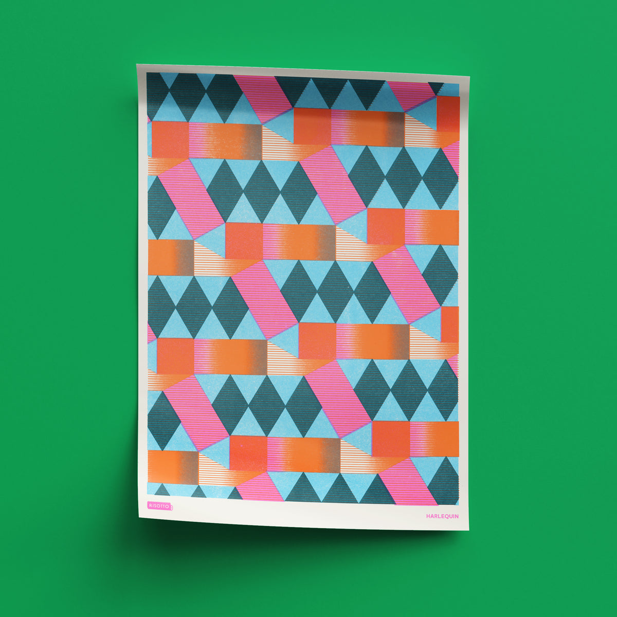 HARLEQUIN - A4 Print: Framed | Unframed