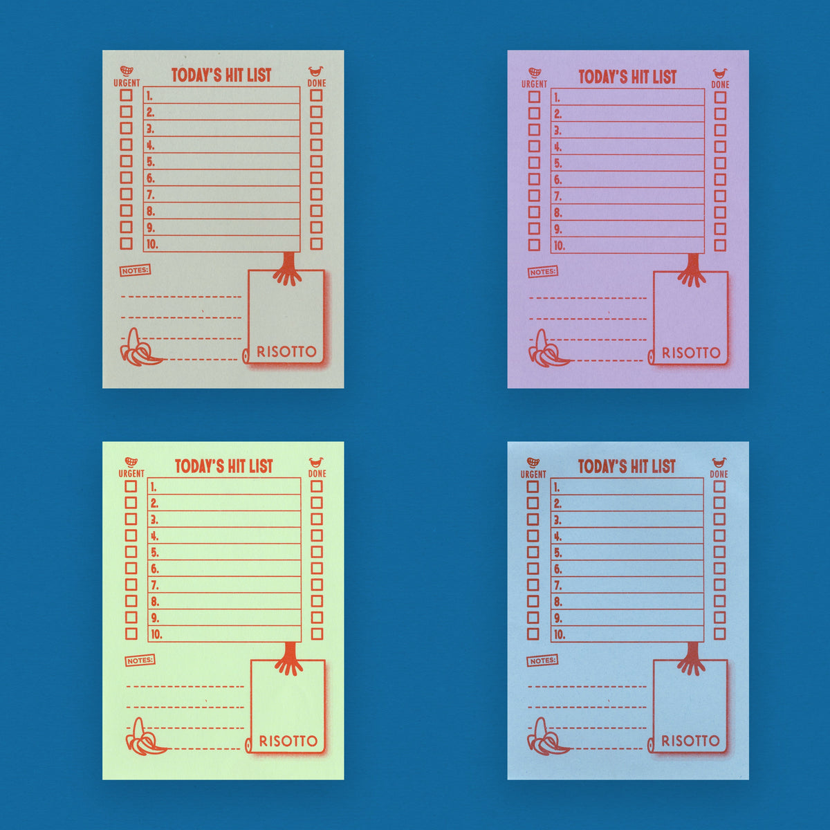 HIT LIST: Yellow - To Do List Notepad