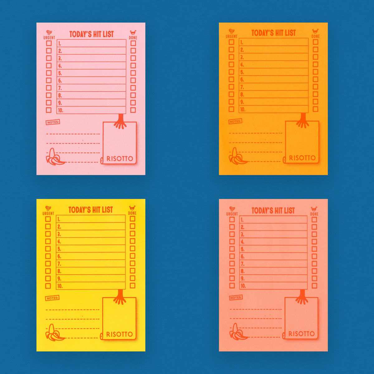 HIT LIST: Pink - To Do List Notepad