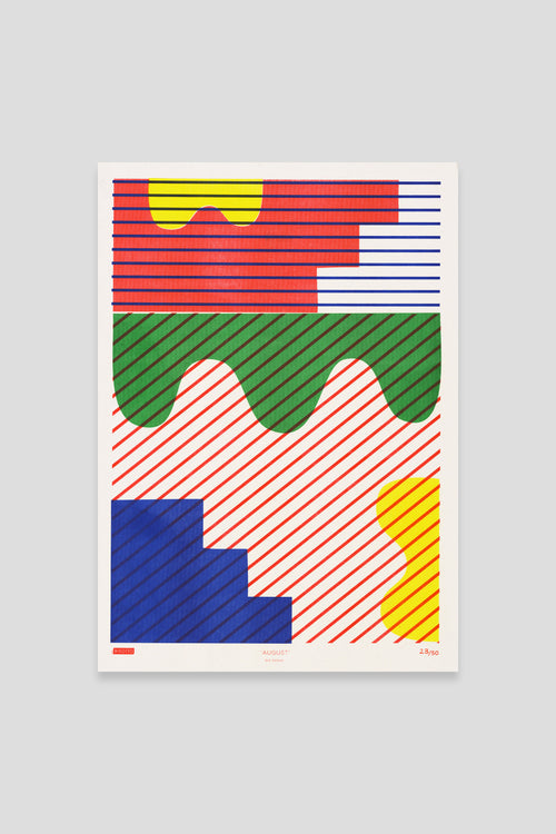 AUGUST - Calendar Collection: Editioned A3 Print