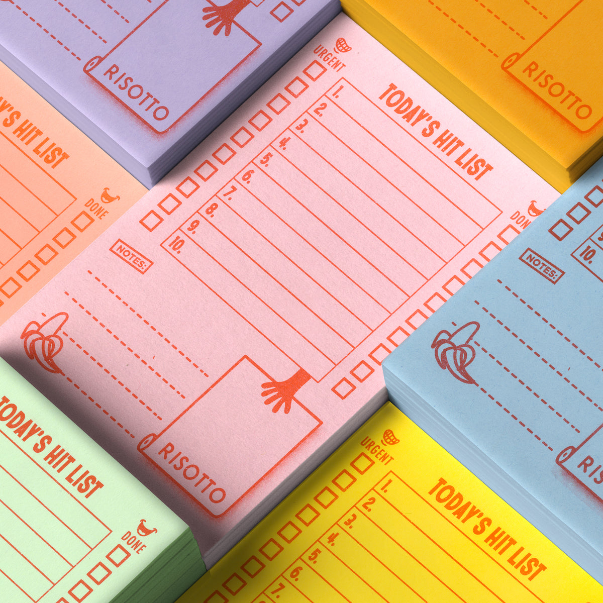HIT LIST: Pink - To Do List Notepad