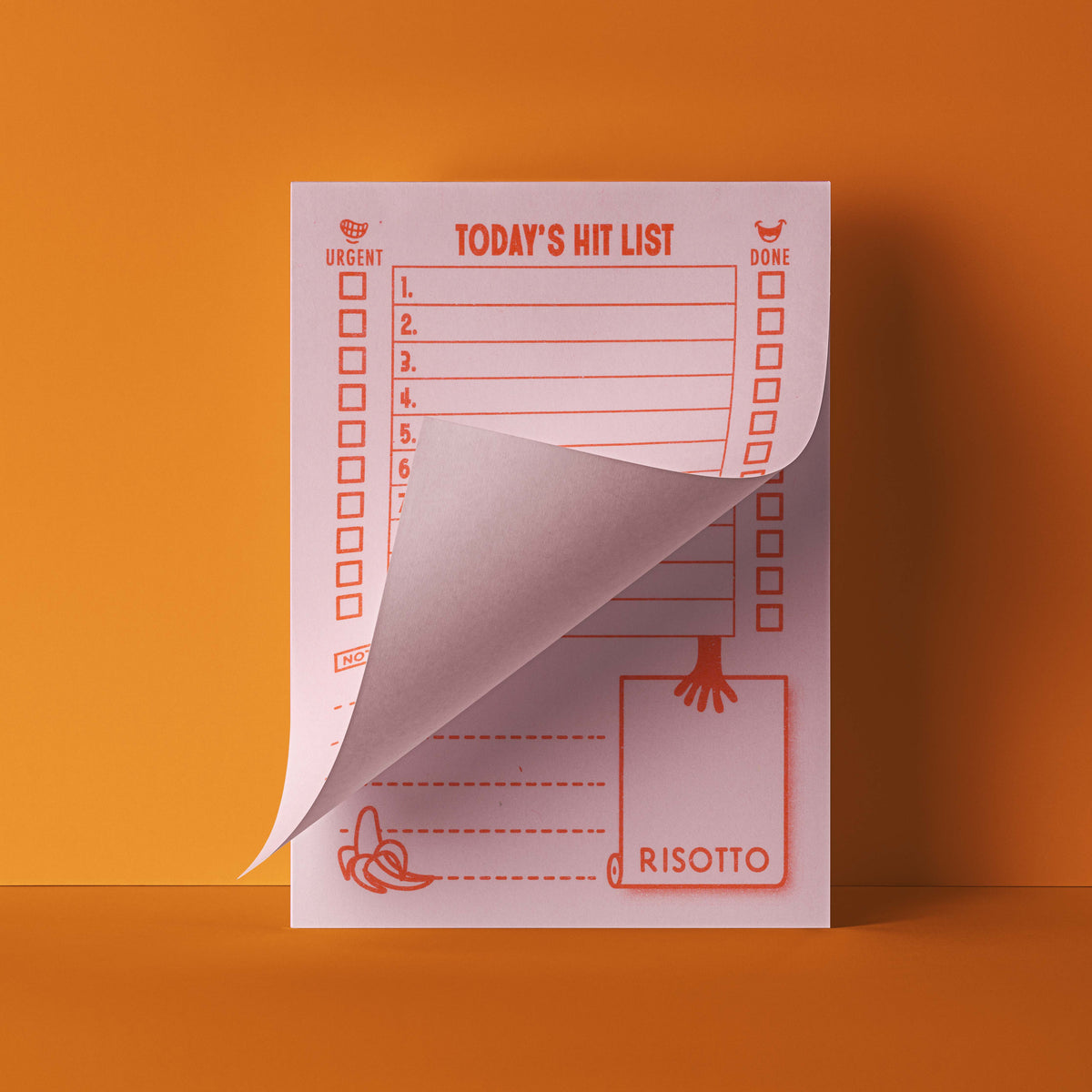 HIT LIST: Pink - To Do List Notepad