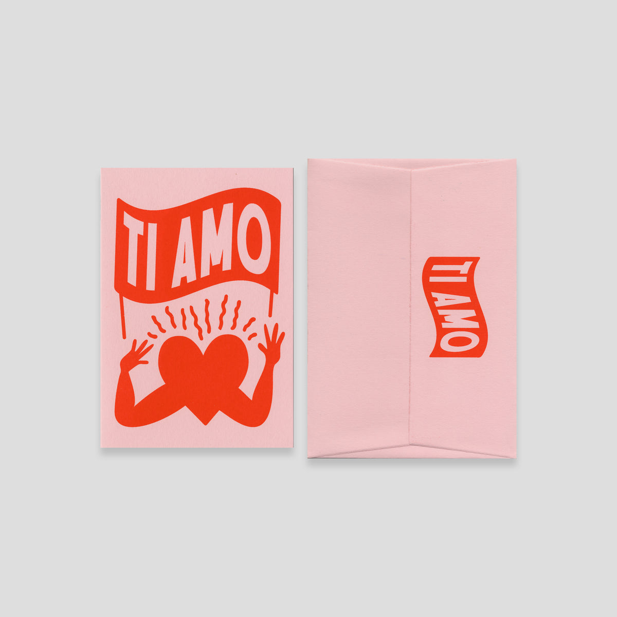 TI AMO (LOVE YOU) - CARD + ENVELOPE SET