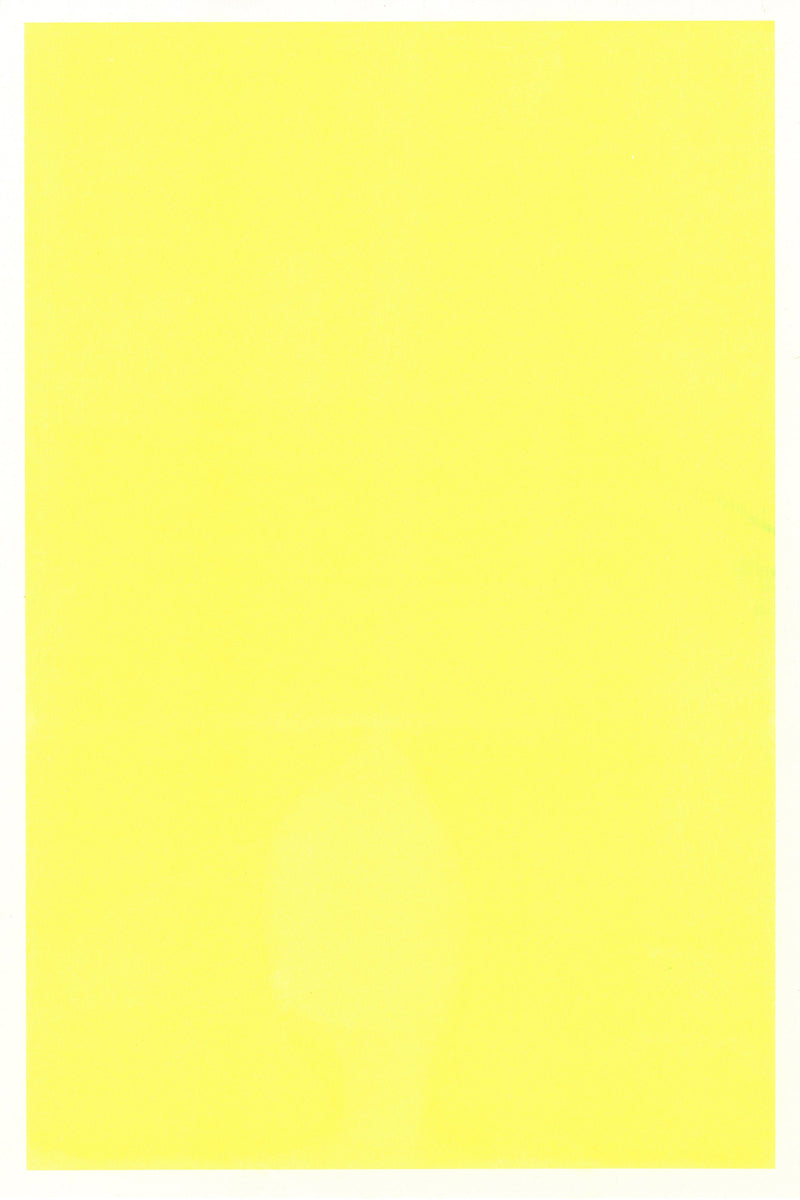 Full Ink Coverage Risography Print, Fluorescent Yellow Ink, on Context ...
