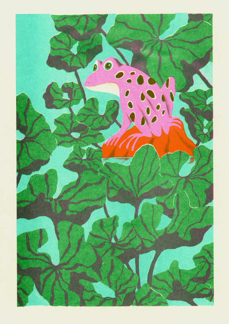 Risograph Artwork for RISOTTO’s Print Subscription, by ACAPULCO STUDIO