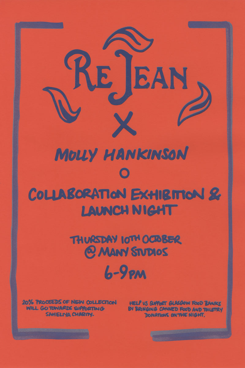 REJEAN x MOLLY HANKINSON Poster printed at Risotto Studio
