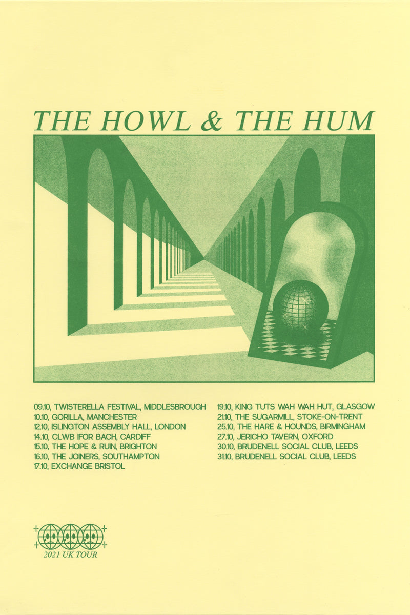 THE HOWL & THE HUM Poster printed at Risotto Studio