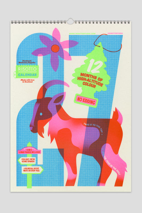 A3 Wall Hanger - 2027 Risograph Calendar