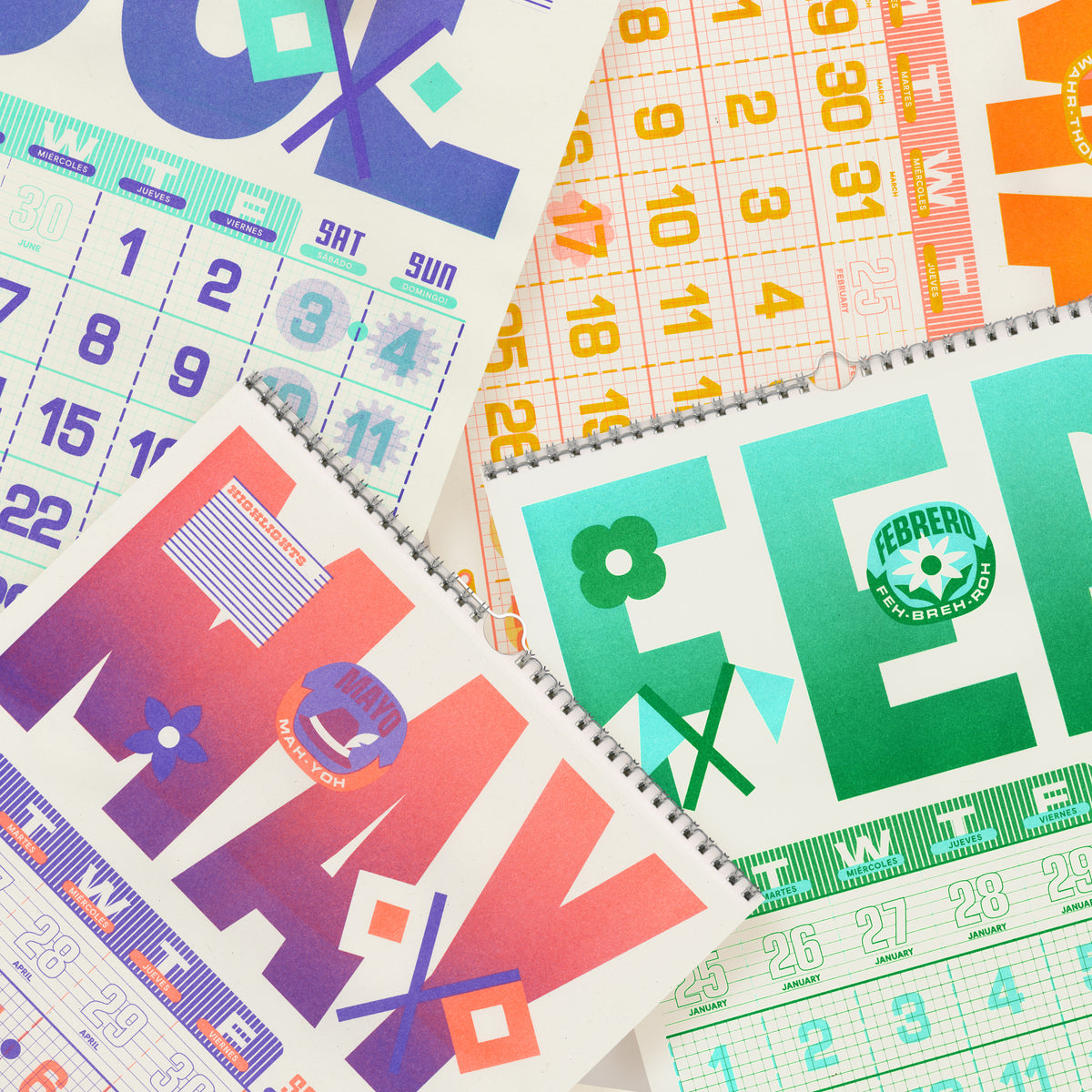 A3 Wall Hanger - 2027 Risograph Calendar