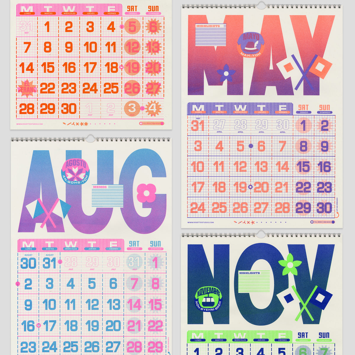 A3 Wall Hanger - 2027 Risograph Calendar