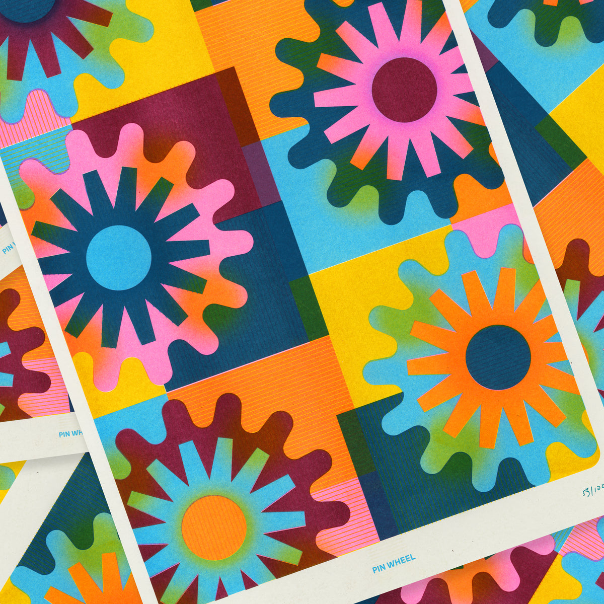 Pin Wheel - Play Collection: Editioned A3 Print