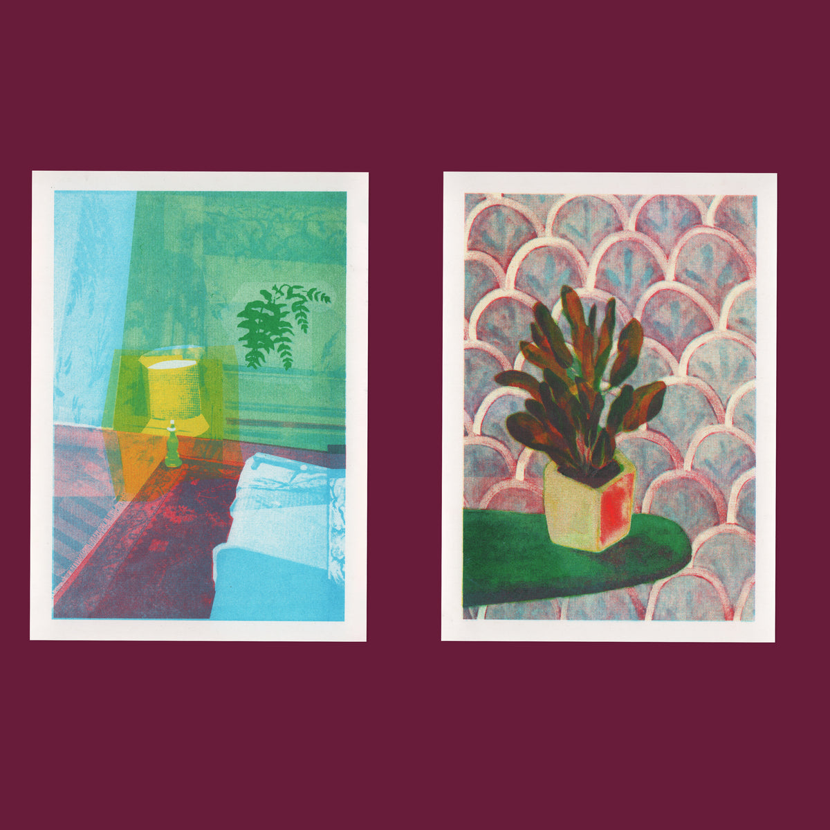 Risograph Postcard Set: Oakland - No. 4, RISO CLUB Back Issue