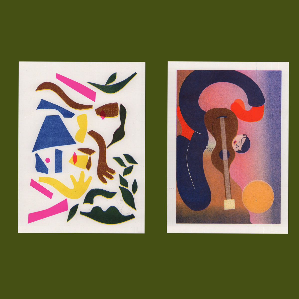 Risograph Postcard Set: Venezuela - No. 5, RISO CLUB Back Issue