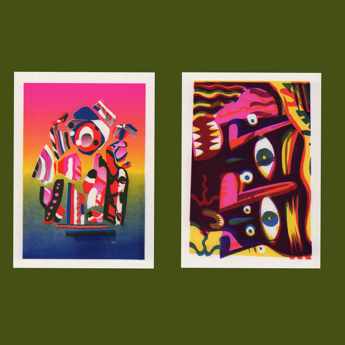 Risograph Postcard Set: Venezuela - No. 5, RISO CLUB Back Issue