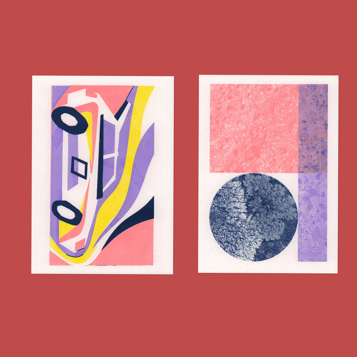 Risograph Postcard Set: Milan - No. 6, RISO CLUB Back Issue