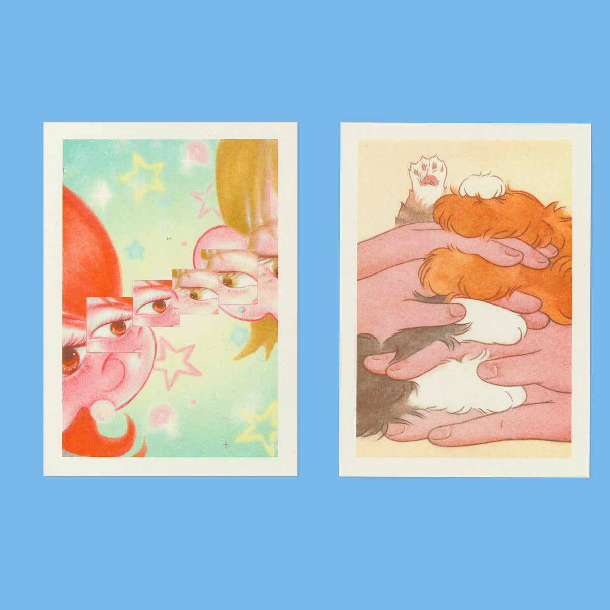 Risograph Postcard Set: Chongqing - No. 106, RISO CLUB Back Issue