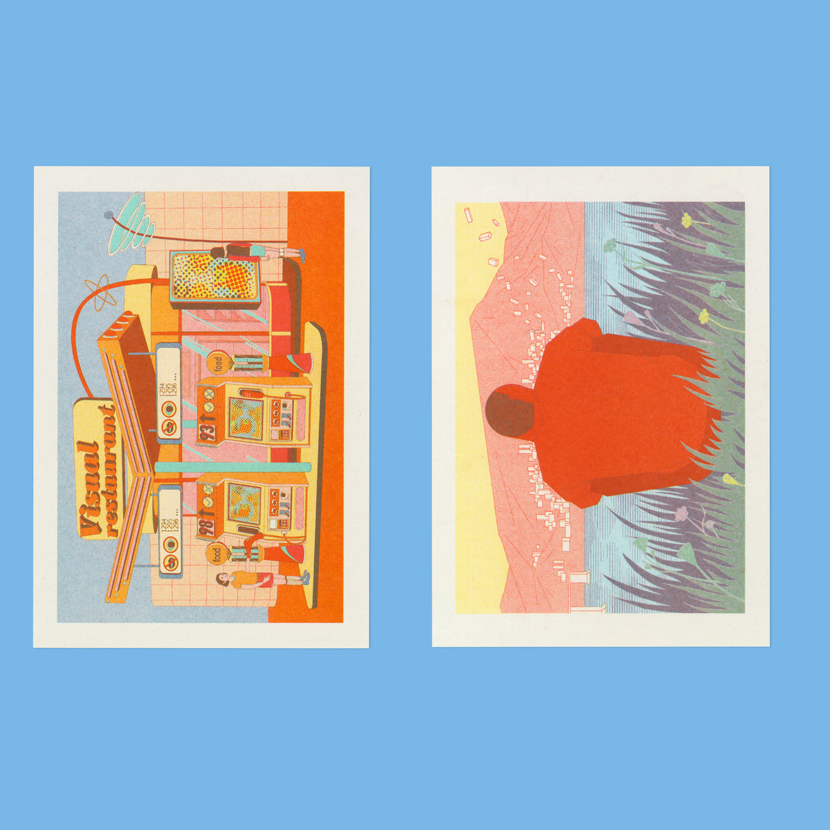 Risograph Postcard Set: Chongqing - No. 106, RISO CLUB Back Issue