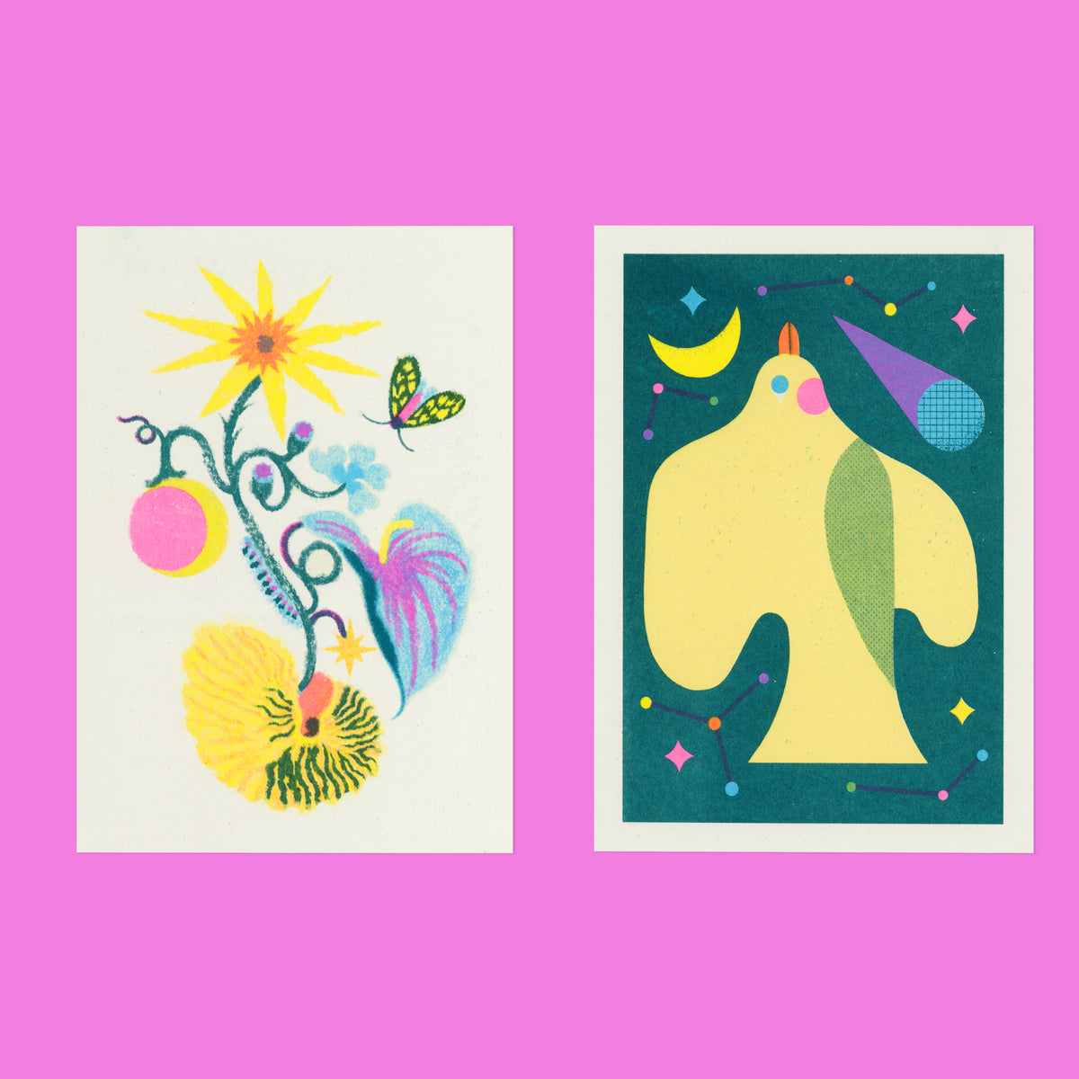 Risograph Postcard Set: Veneto - No. 107, RISO CLUB Back Issue