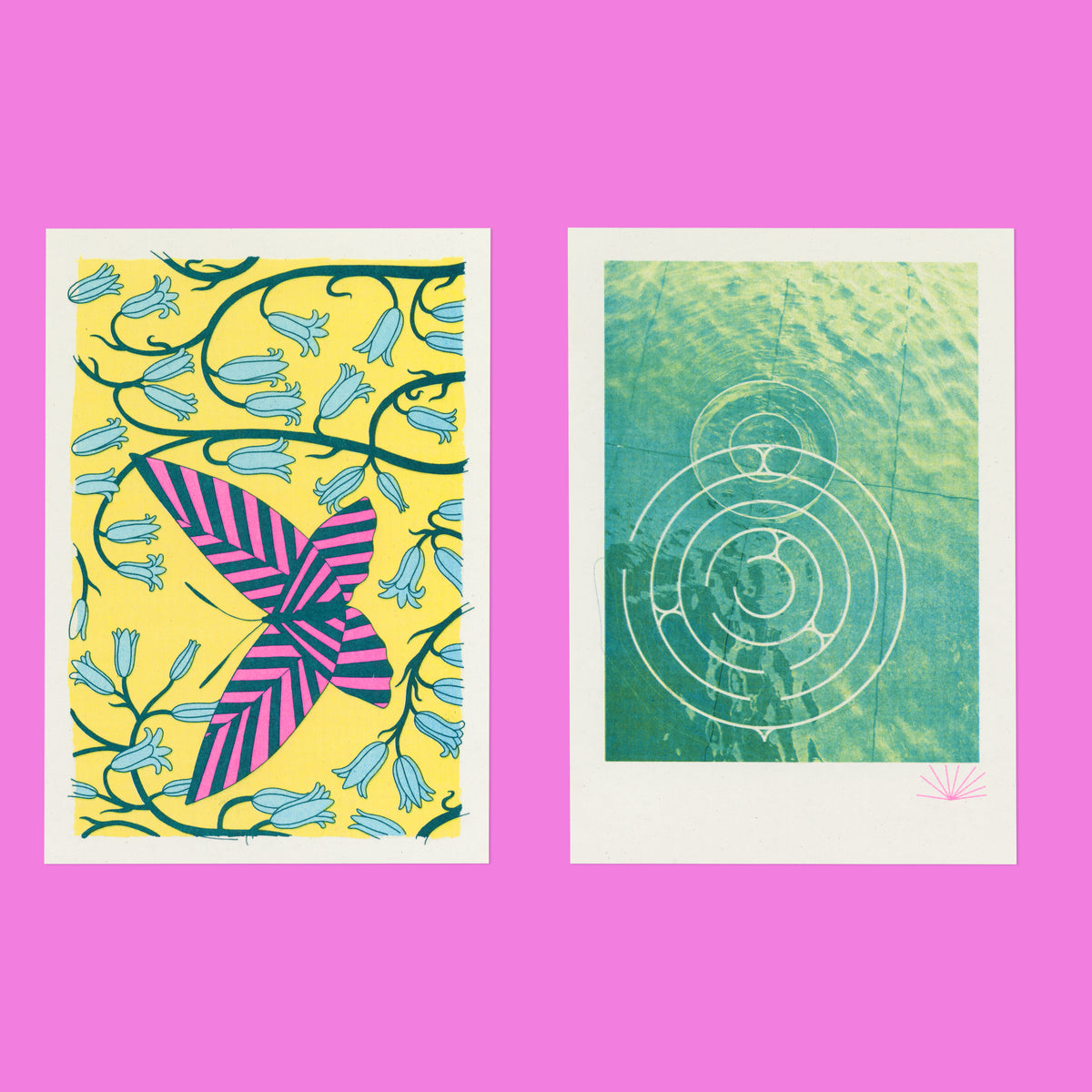 Risograph Postcard Set: Veneto - No. 107, RISO CLUB Back Issue