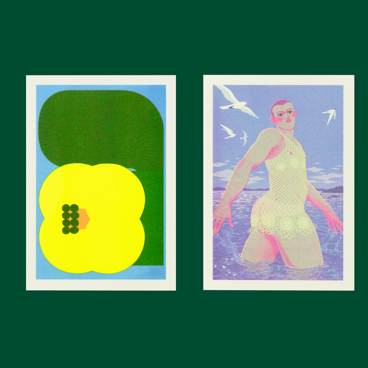 Risograph Postcard Set: Finland - No. 108, RISO CLUB Back Issue