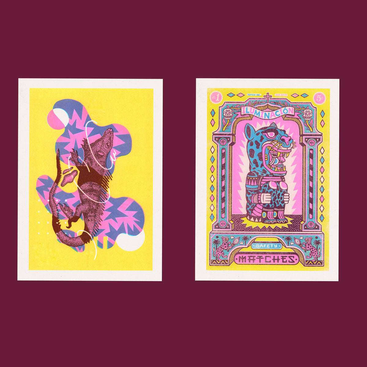 Risograph Postcard Set: Münster - No. 19, RISO CLUB Back Issue