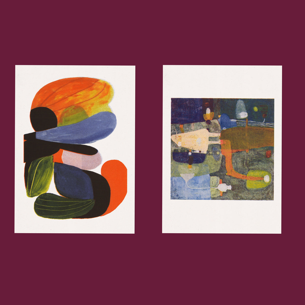 Risograph Postcard Set: Blekinge - No. 25, RISO CLUB Back Issue