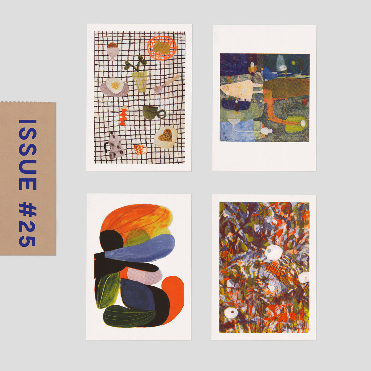 Risograph Postcard Set: Blekinge - No. 25, RISO CLUB Back Issue