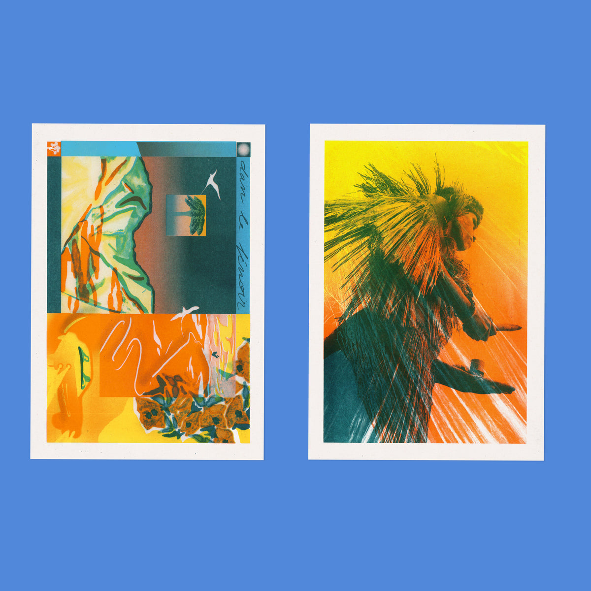 Risograph Postcard Set: French Islands - No. 26, RISO CLUB Back Issue