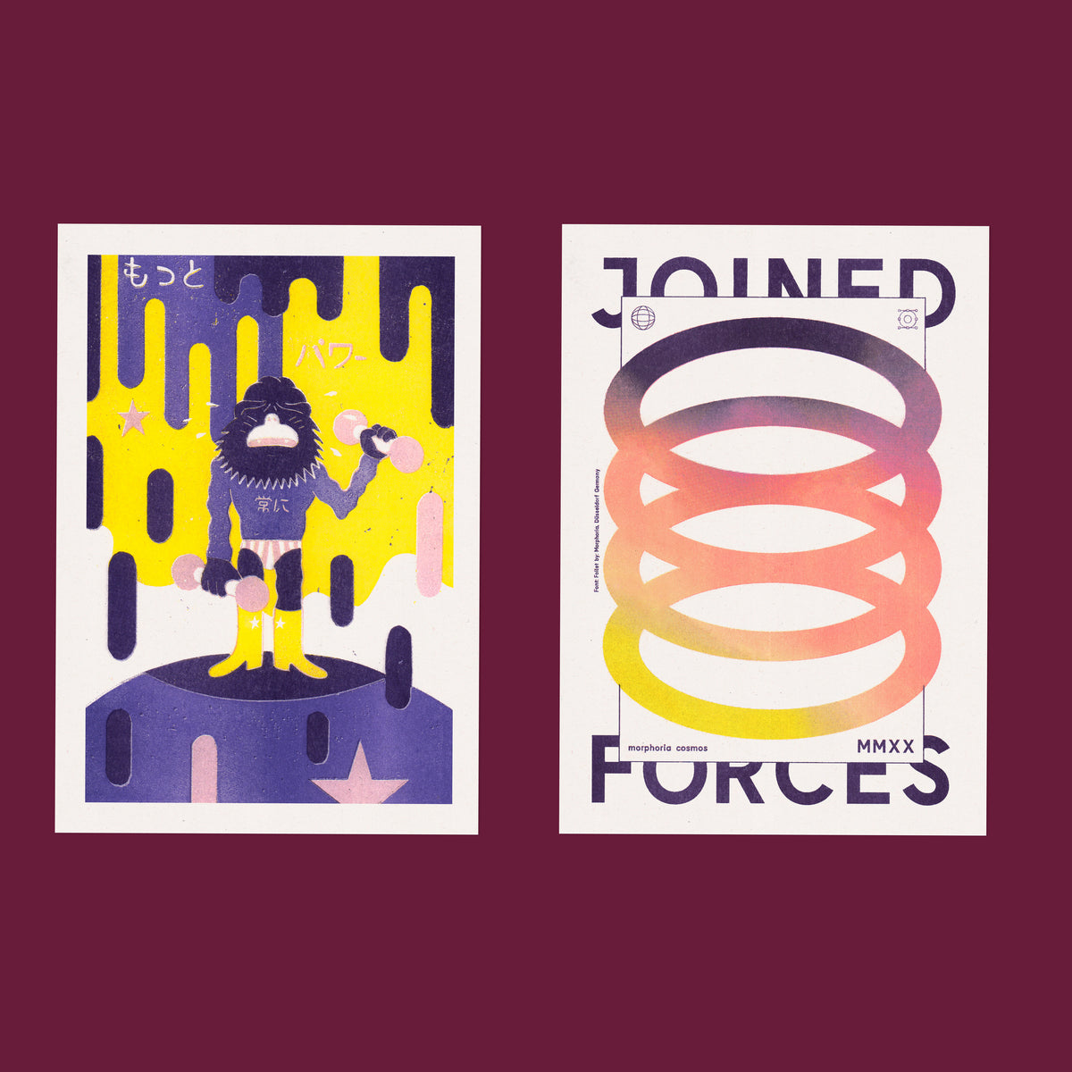 Risograph Postcard Set: Dusseldorf - No. 31, RISO CLUB Back Issue
