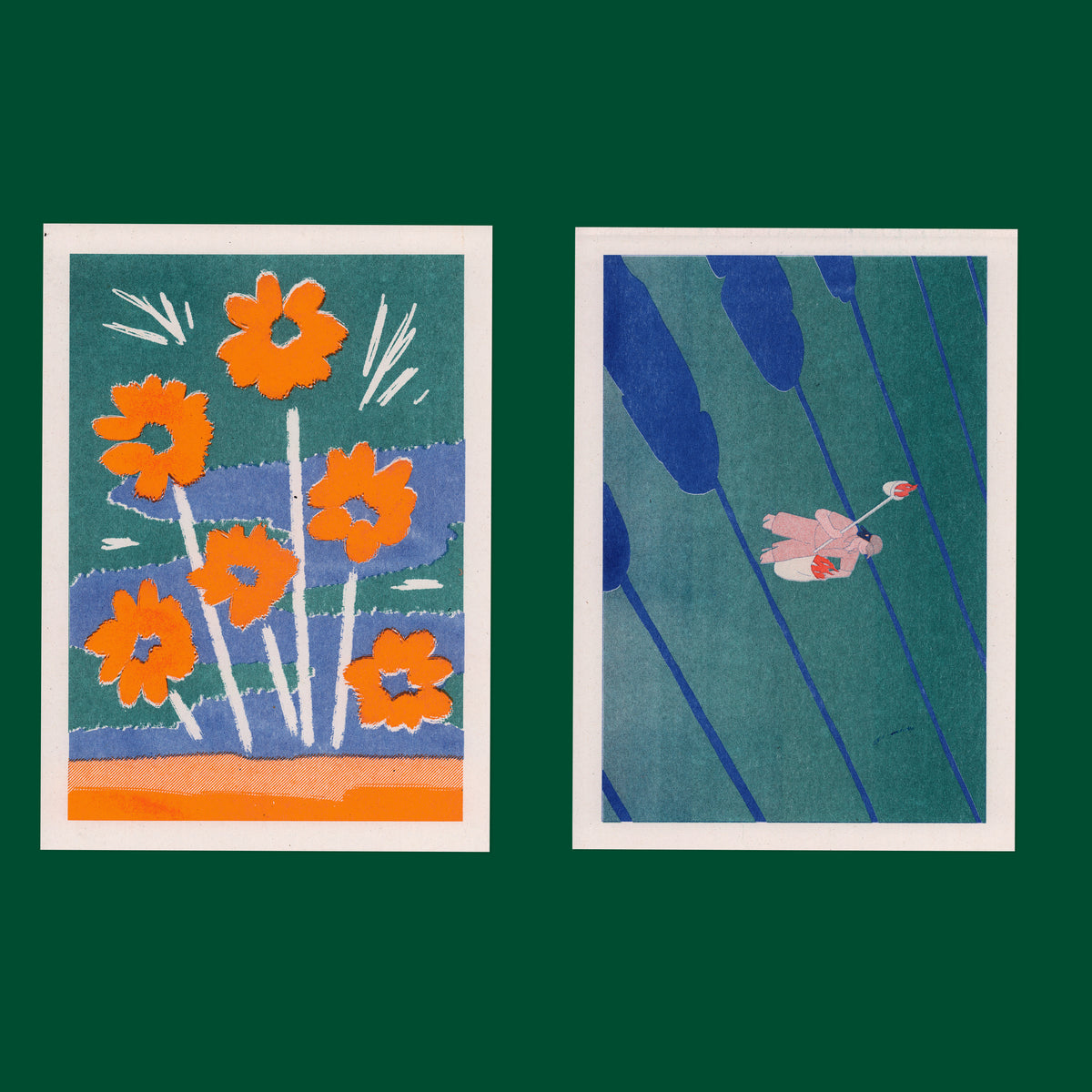 Risograph Postcard Set: Mexico City - No. 41, RISO CLUB Back Issue