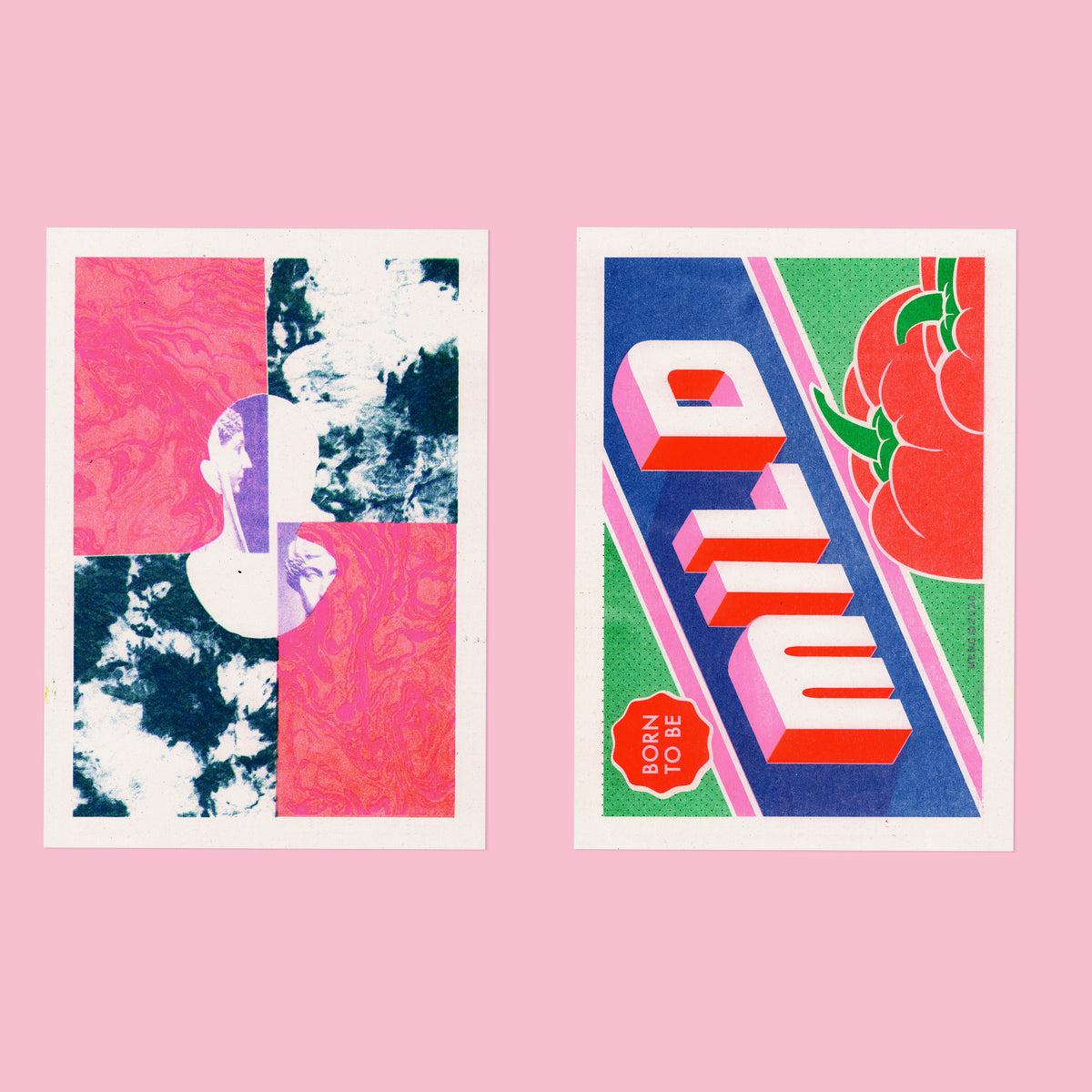 Risograph Postcard Set: San Francisco - No. 43, RISO CLUB Back Issue