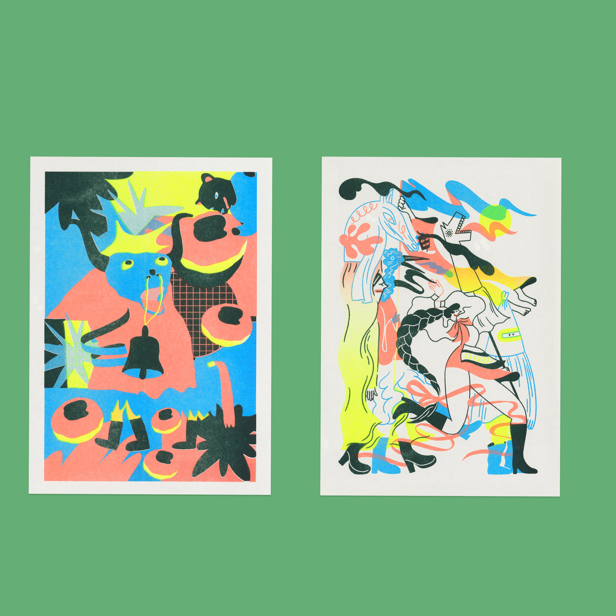 Risograph Postcard Set: Slovakia - No. 93, RISO CLUB Back Issue