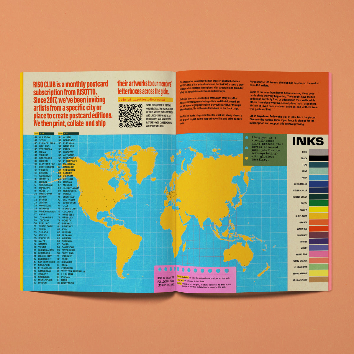 RISO CLUB: Archive Catalogue (Issues 01→100)