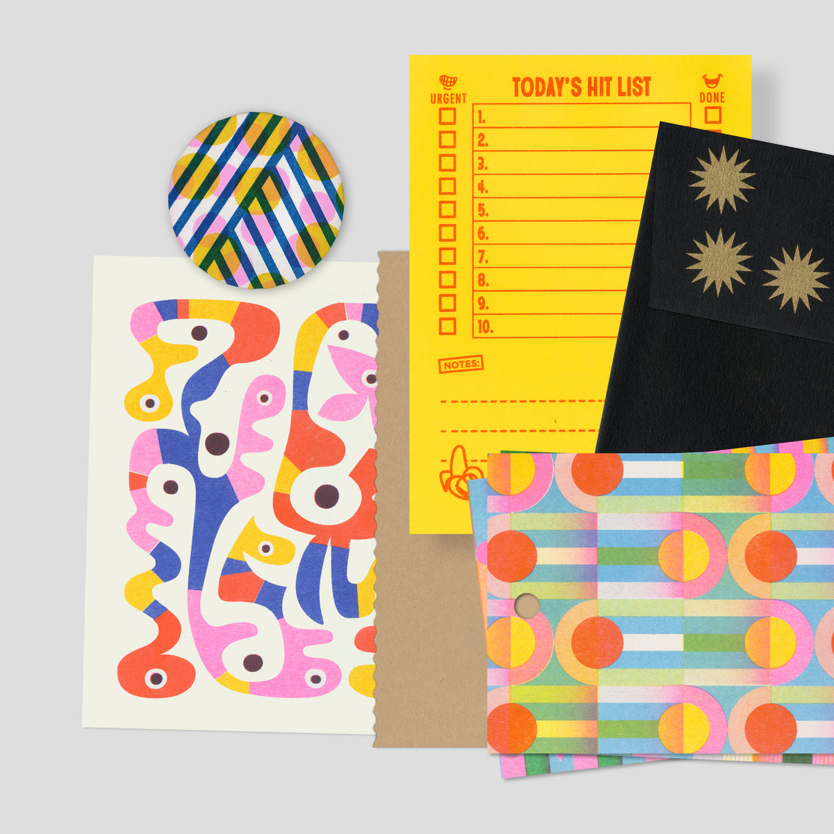 STOCKING Filler: Lucky Dip! - 8 Piece: Stationery Bundle