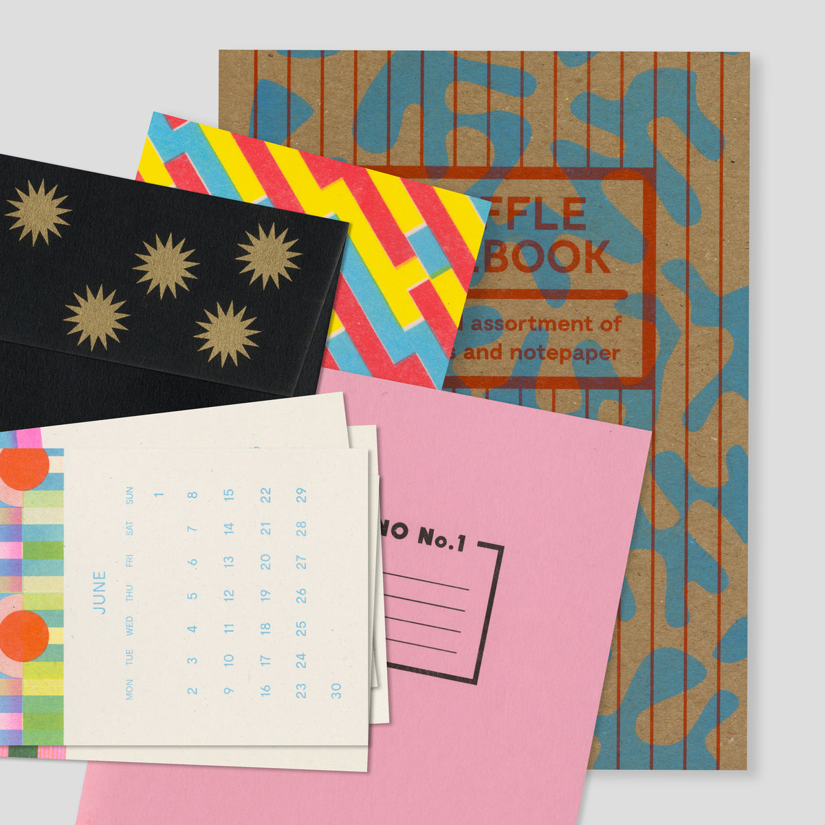 STOCKING Filler: Lucky Dip! - 8 Piece: Stationery Bundle