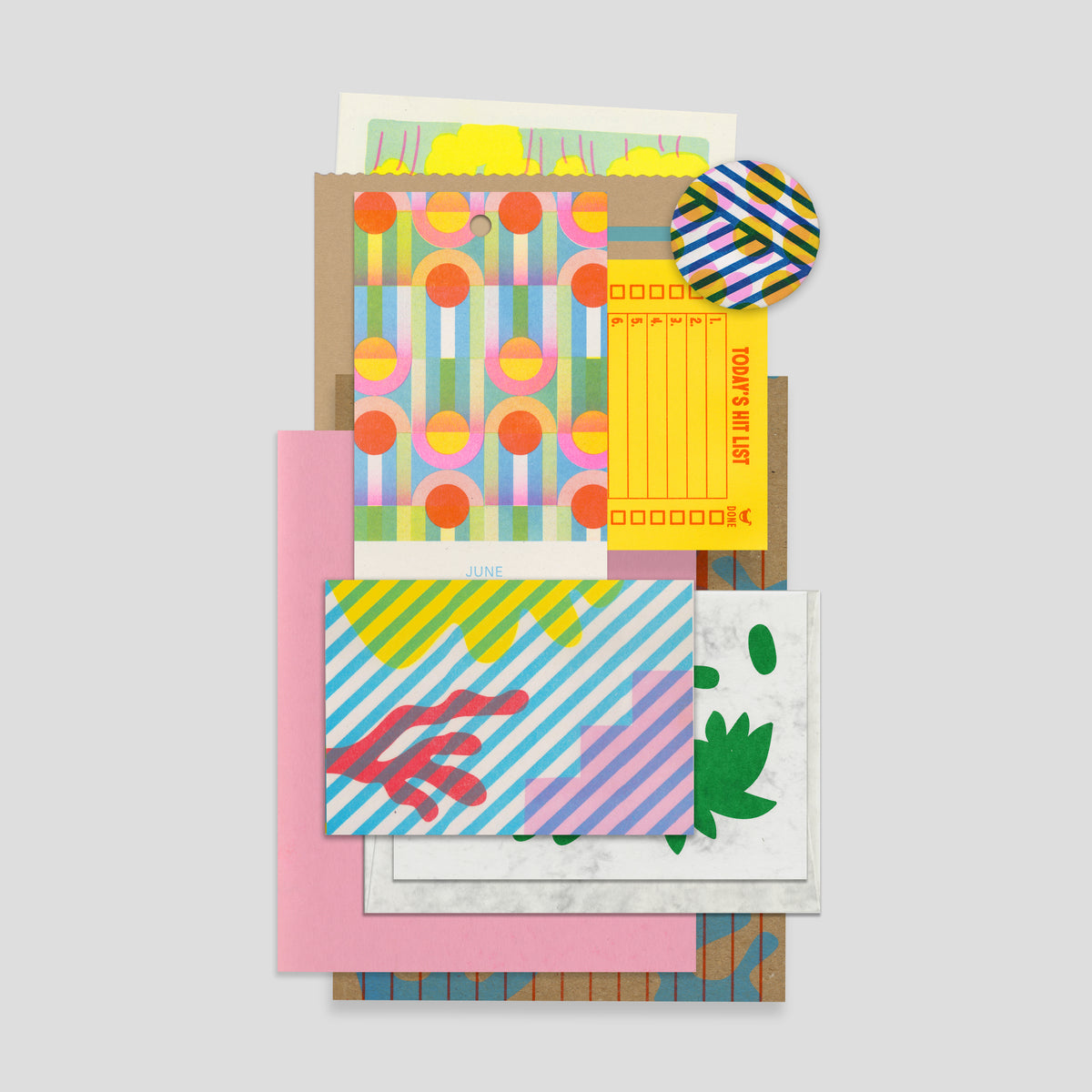 STOCKING Filler: Lucky Dip! - 8 Piece: Stationery Bundle