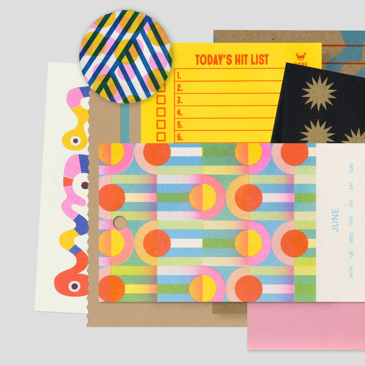 STOCKING Filler: Lucky Dip! - 8 Piece: Stationery Bundle