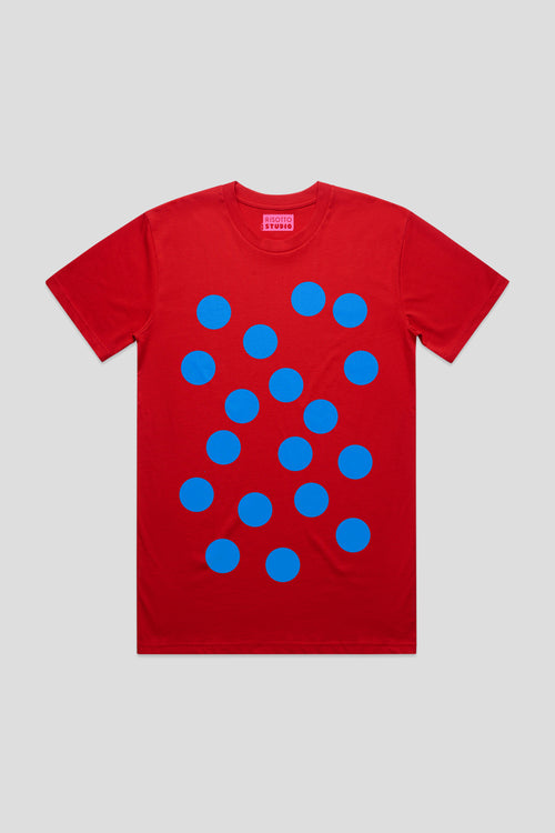 POLKA - Red Heavyweight T-shirt