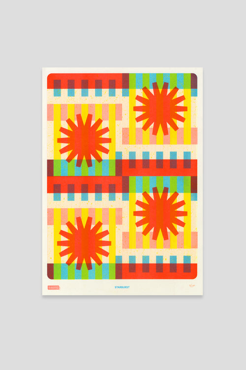 Starburst - Play Collection: Editioned A3 Print