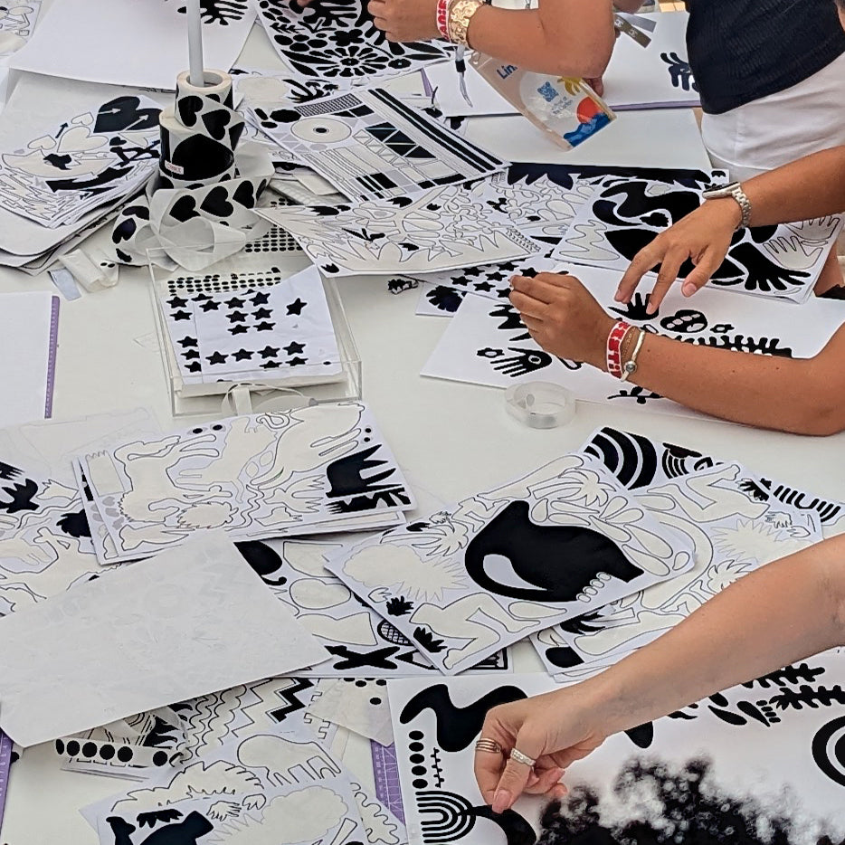 Multi-Colour, Analogue Cut-Outs - Riso Printing Workshop