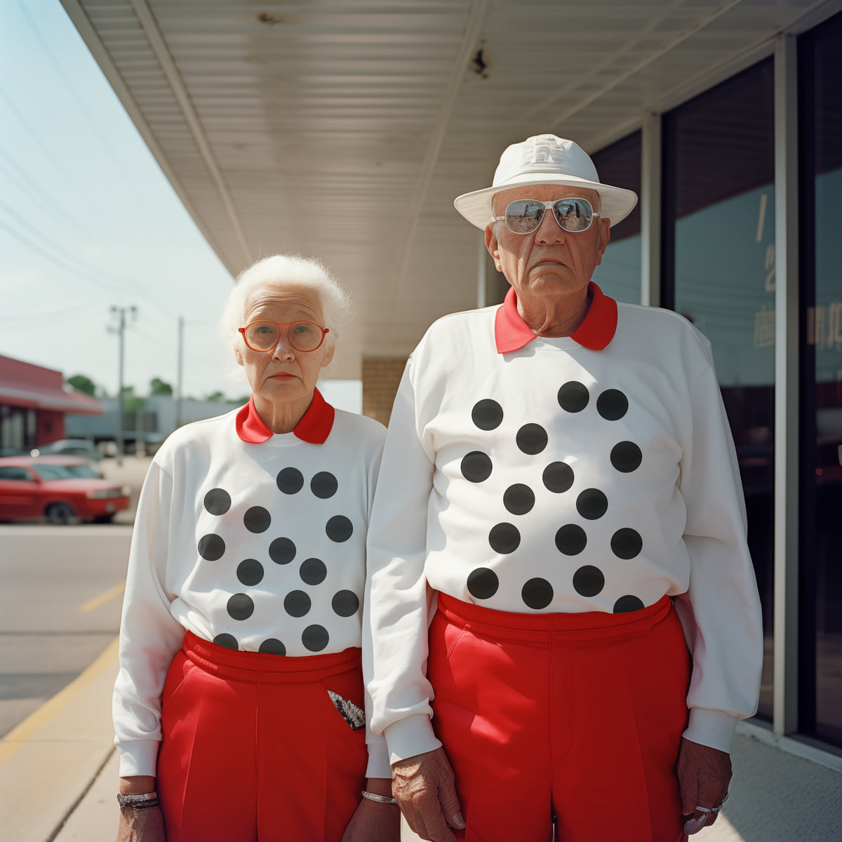 Polka - White Classic Long Sleeve Tee